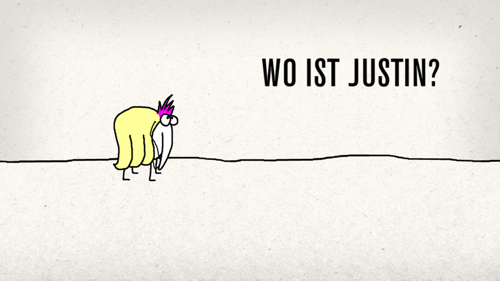 Wo ist Justin?