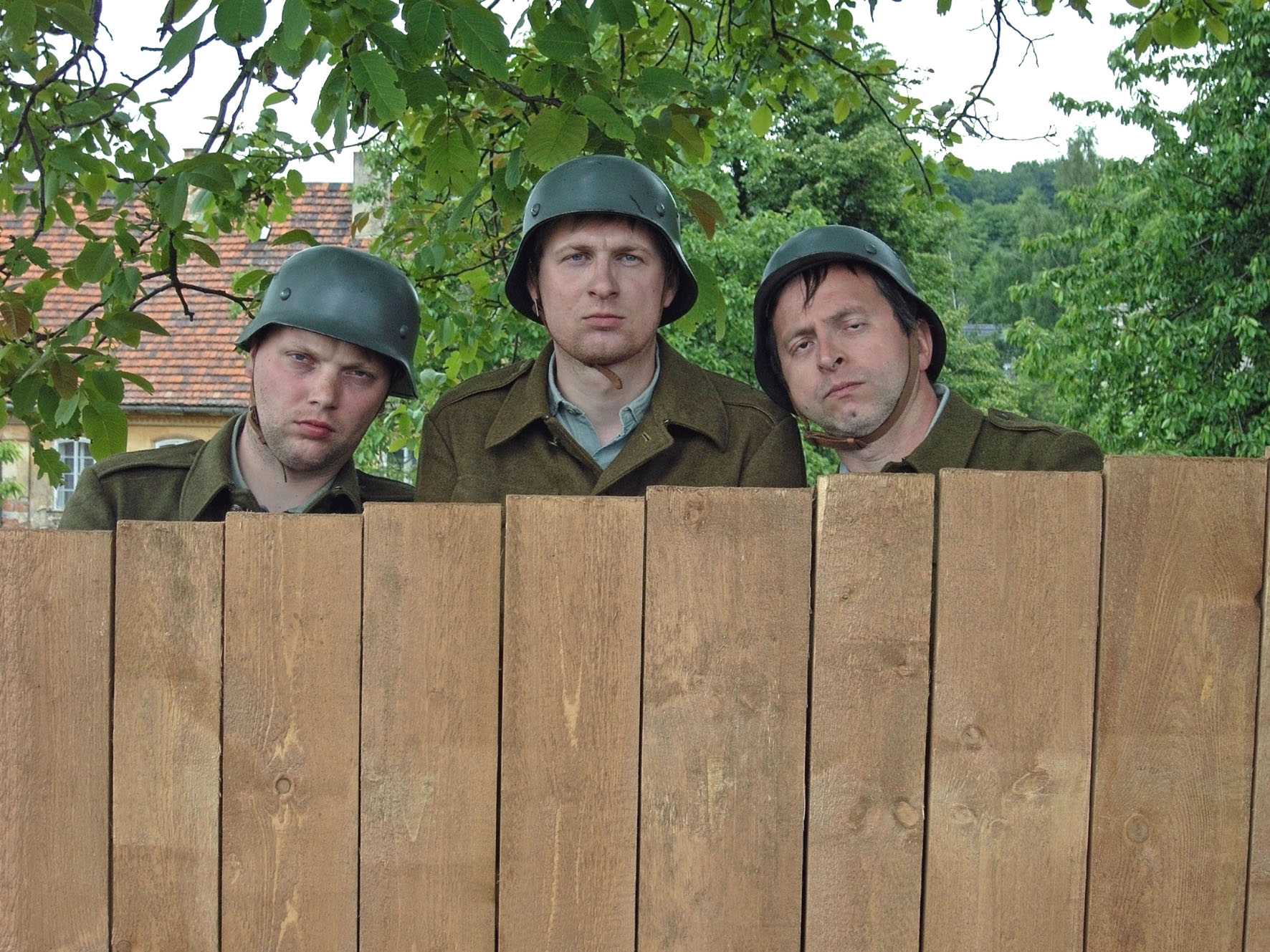 Bilder von der Verteidigung eines Hofes