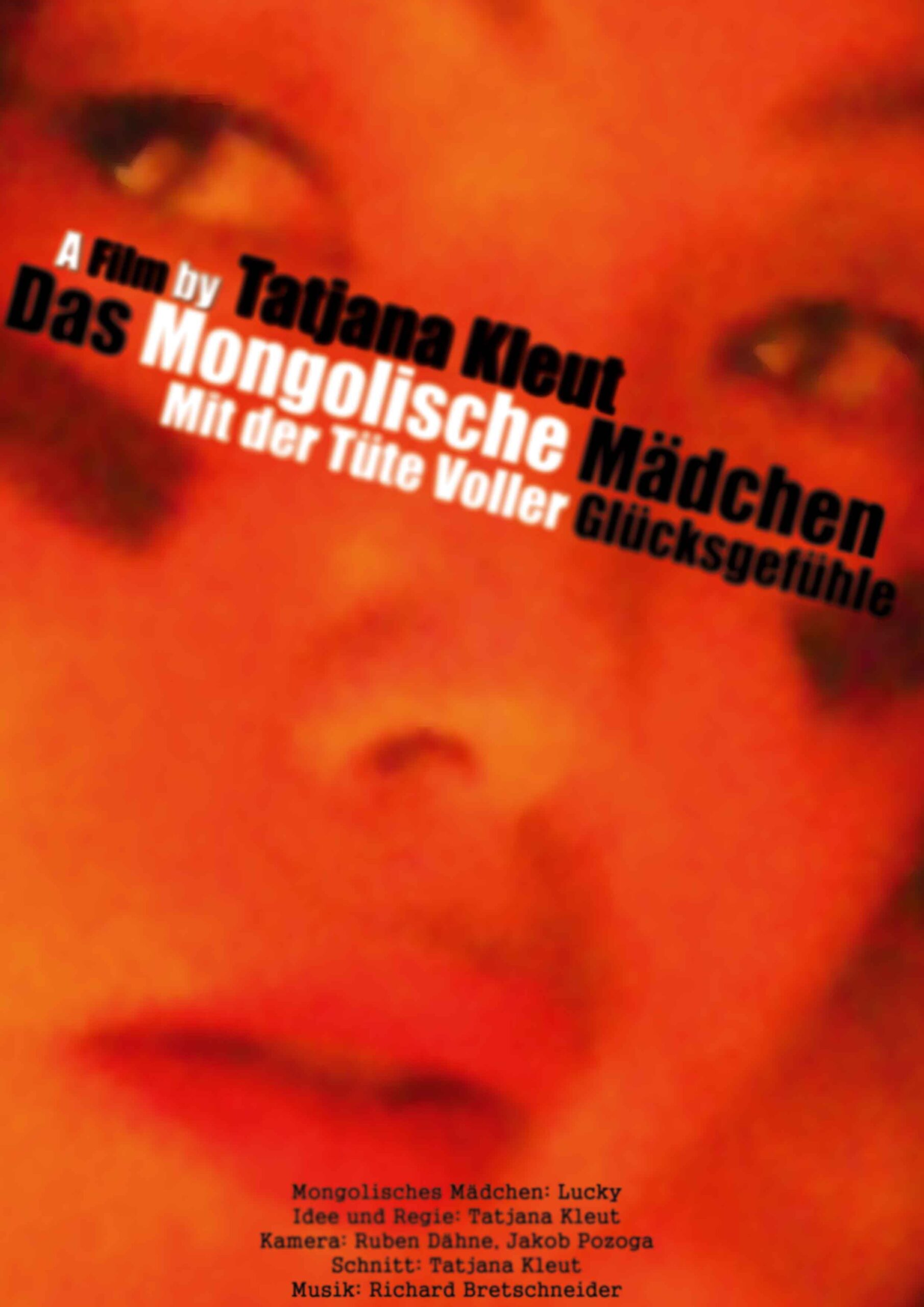 Das Mongolische Mädchen mit der Tüte voller Glücksgefühle